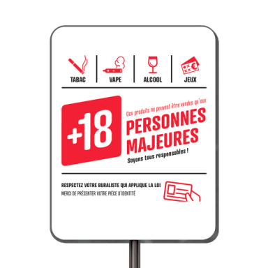 Vente interdite aux mineurs